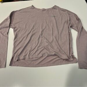 Nike Women's Pink Long Sleeve Top